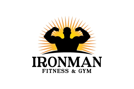 Iron Man Fitness & Gym Logo Design Iron Man Fitness & Gym Logo Design